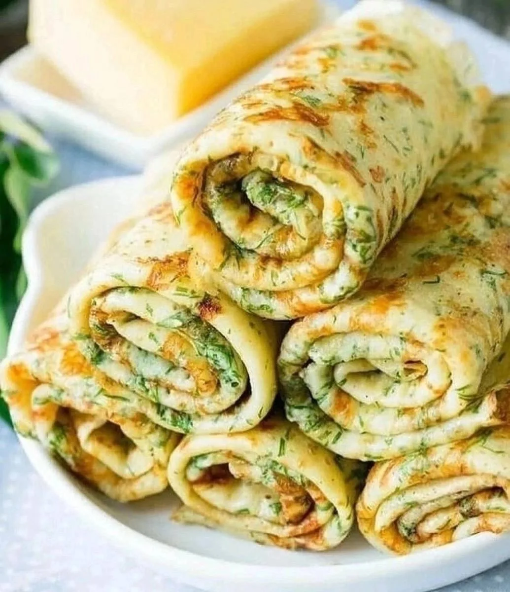 ✅Невероятно вкусные сырные блинчики - идеальный вариант на завтрак!