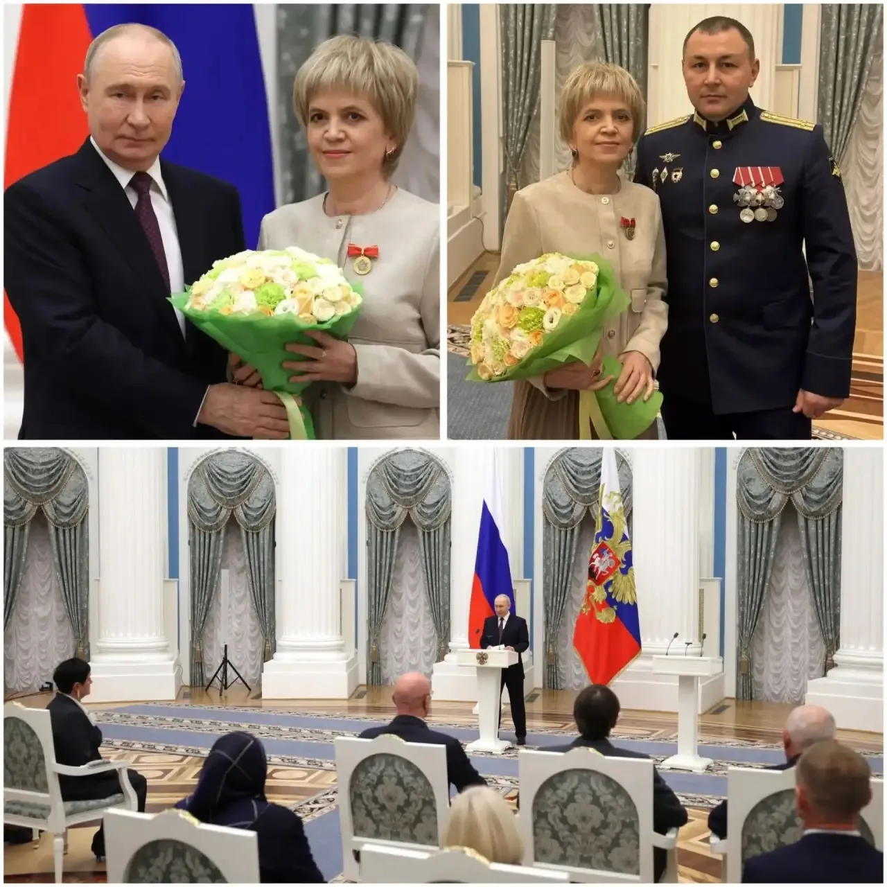 Ирина Сахарова получила государственную награду в Кремле
