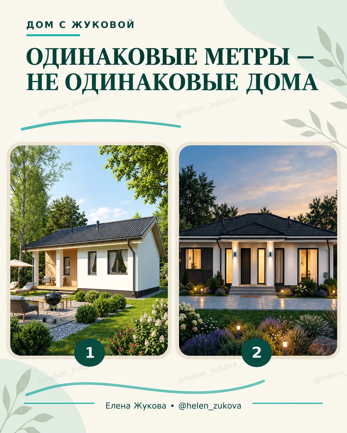 Почему два дома одинаковой площади могут отличаться по цене очень сильно