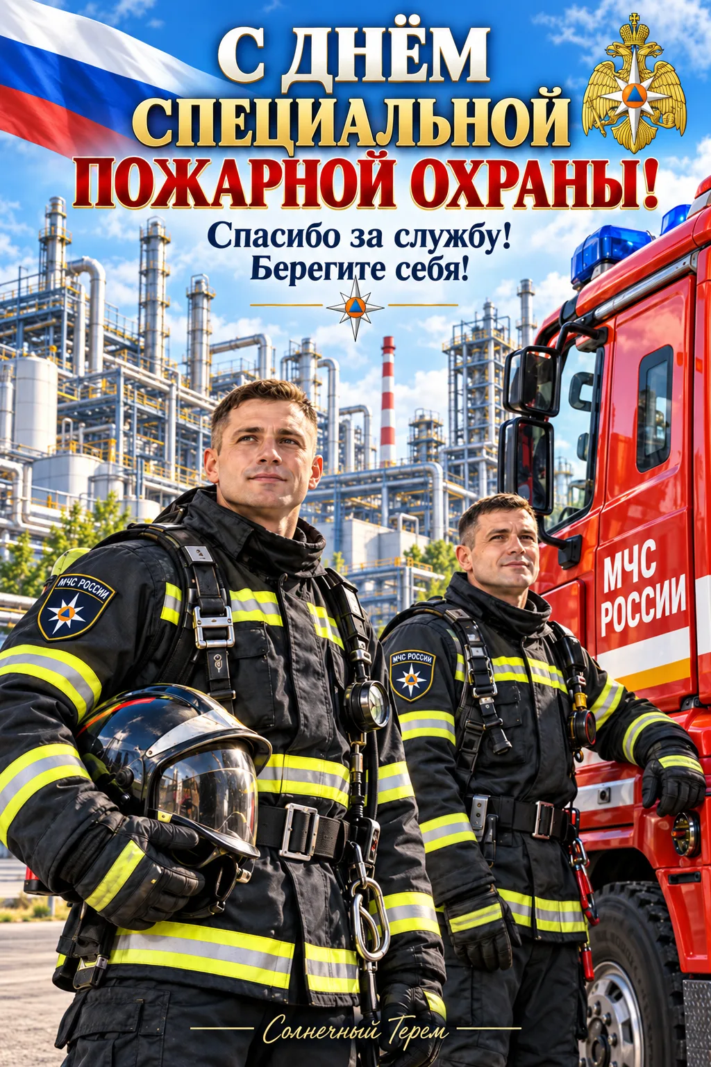 Поздравляем сотрудников и ветеранов специальной пожарной охраны! 🚒
