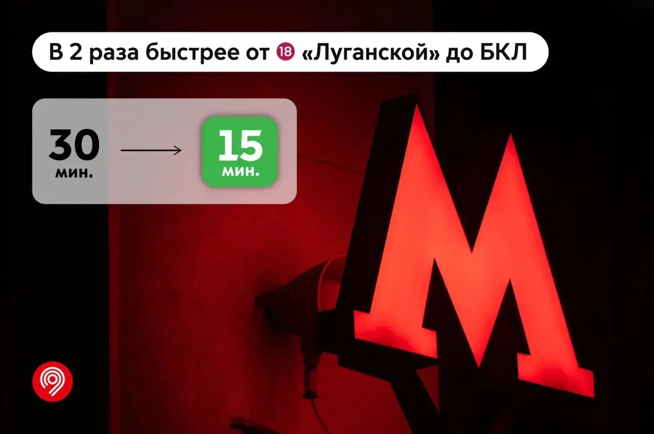 Станция «Луганская» новой Бирюлевской линии метро в 2 раза сократит время в пути до БКЛ...