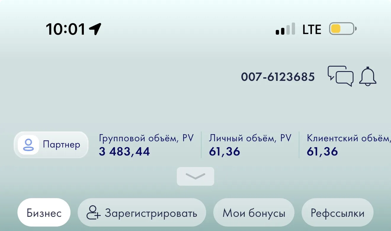 Вот смотрите, это балы за купленный продукт в магазине с начала октября.