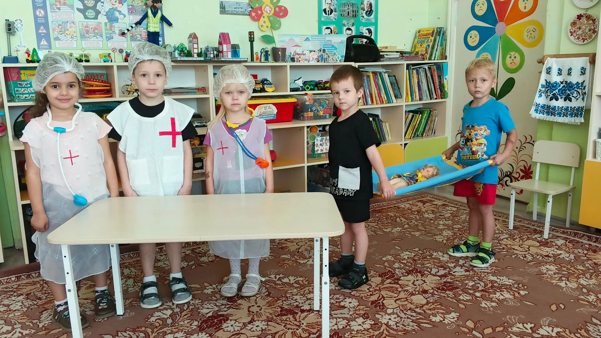 ⚠️В группе "Божьи коровки" состоялось тематическое занятие по гражданской обороне.