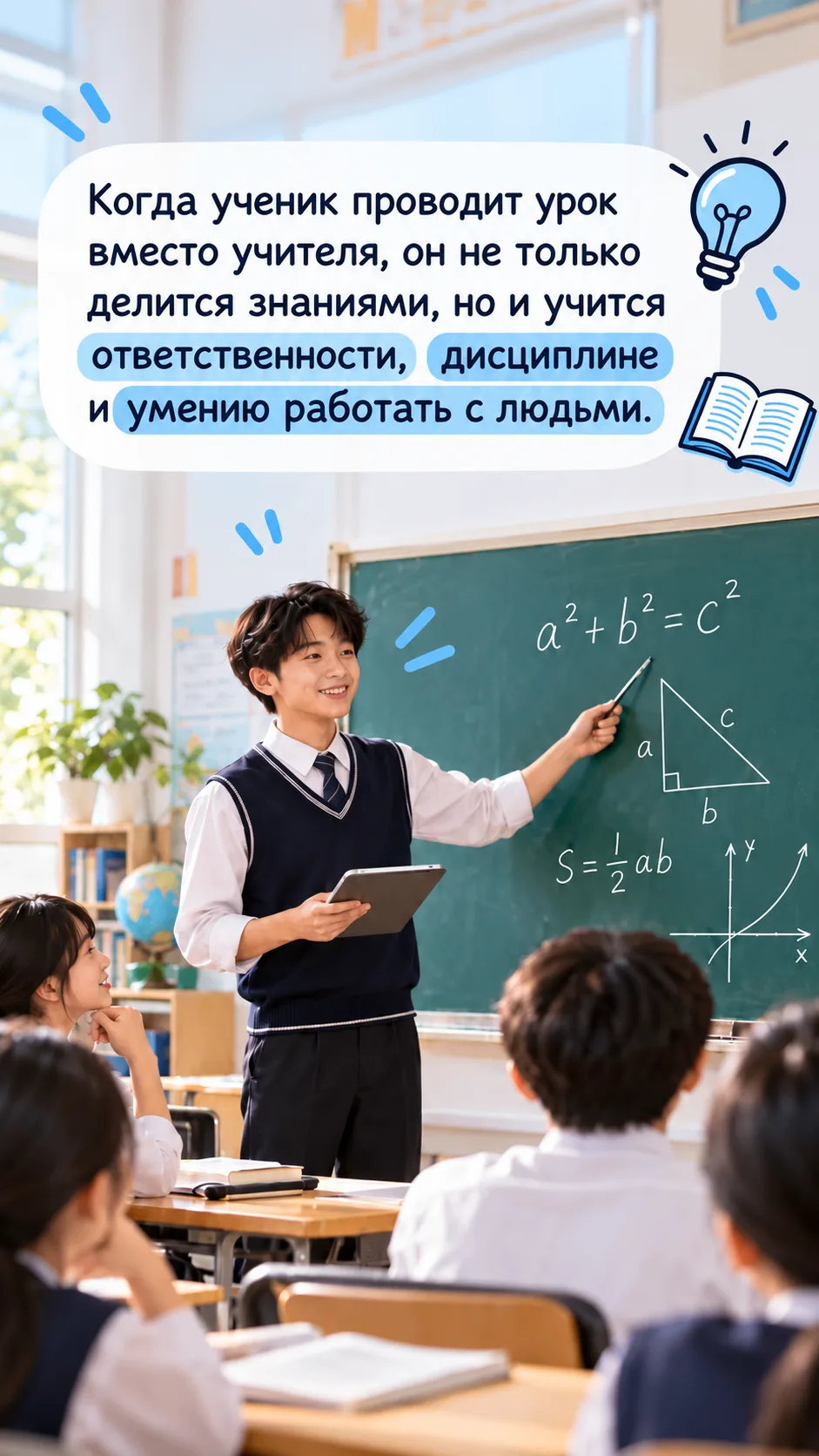 📚 Завтра в нашей школе пройдёт День самоуправления!