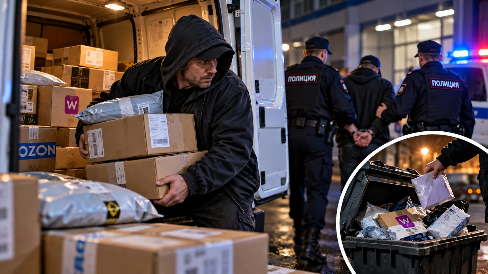 📦🚨 УКРАЛ ПОСЫЛКИ НА 246 ТЫСЯЧ РУБЛЕЙ И ВЫБРОСИЛ ЧАСТЬ ТОВАРА: В КИРОВЕ ЗАДЕРЖАЛИ СОТР...