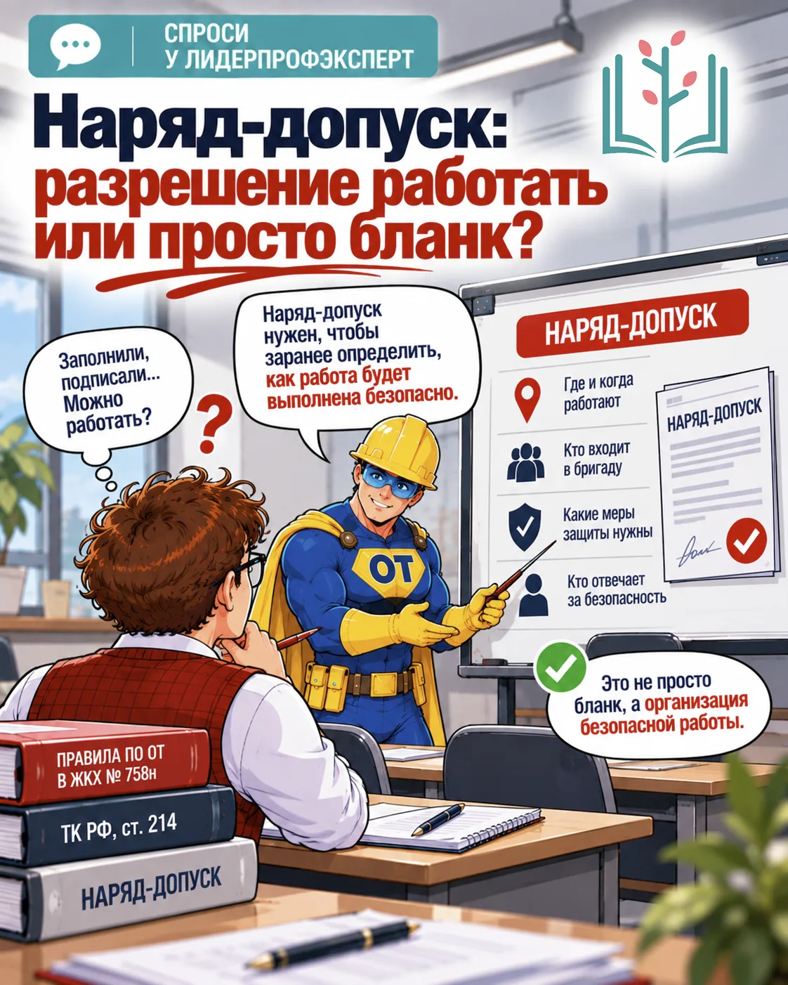 НАРЯД-ДОПУСК: РАЗРЕШЕНИЕ РАБОТАТЬ ИЛИ ПРОСТО БЛАНК?