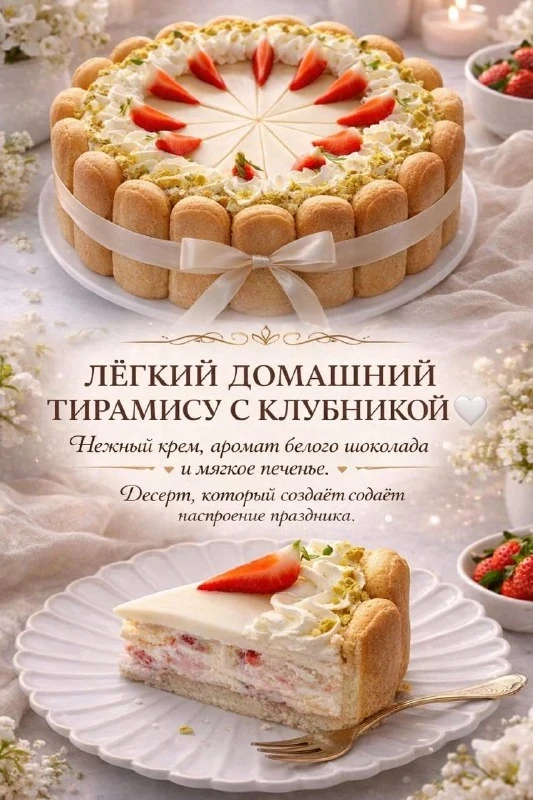 ЭТОТ ТИРАМИСУ Я СОБИРАЛА БЕЗ ВЫПЕЧКИ, И ОН ПОЛУЧИЛСЯ ПРОСТО ВОСТОРГ 💕