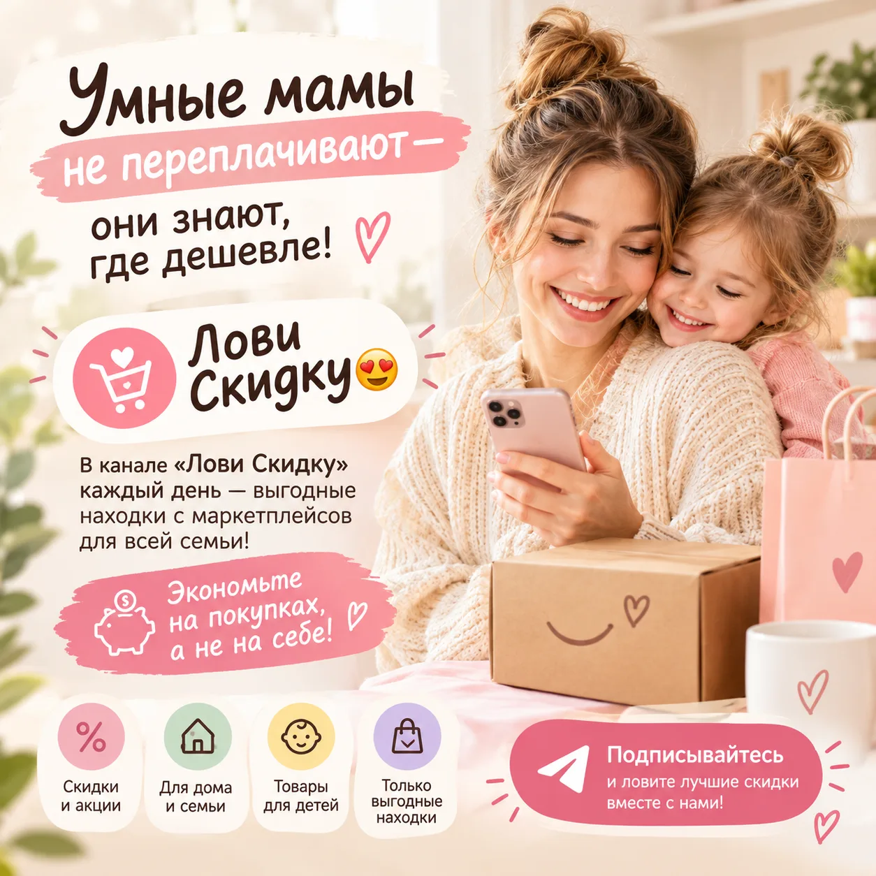 😍 Умные мамы не переплачивают — они знают, где дешевле!