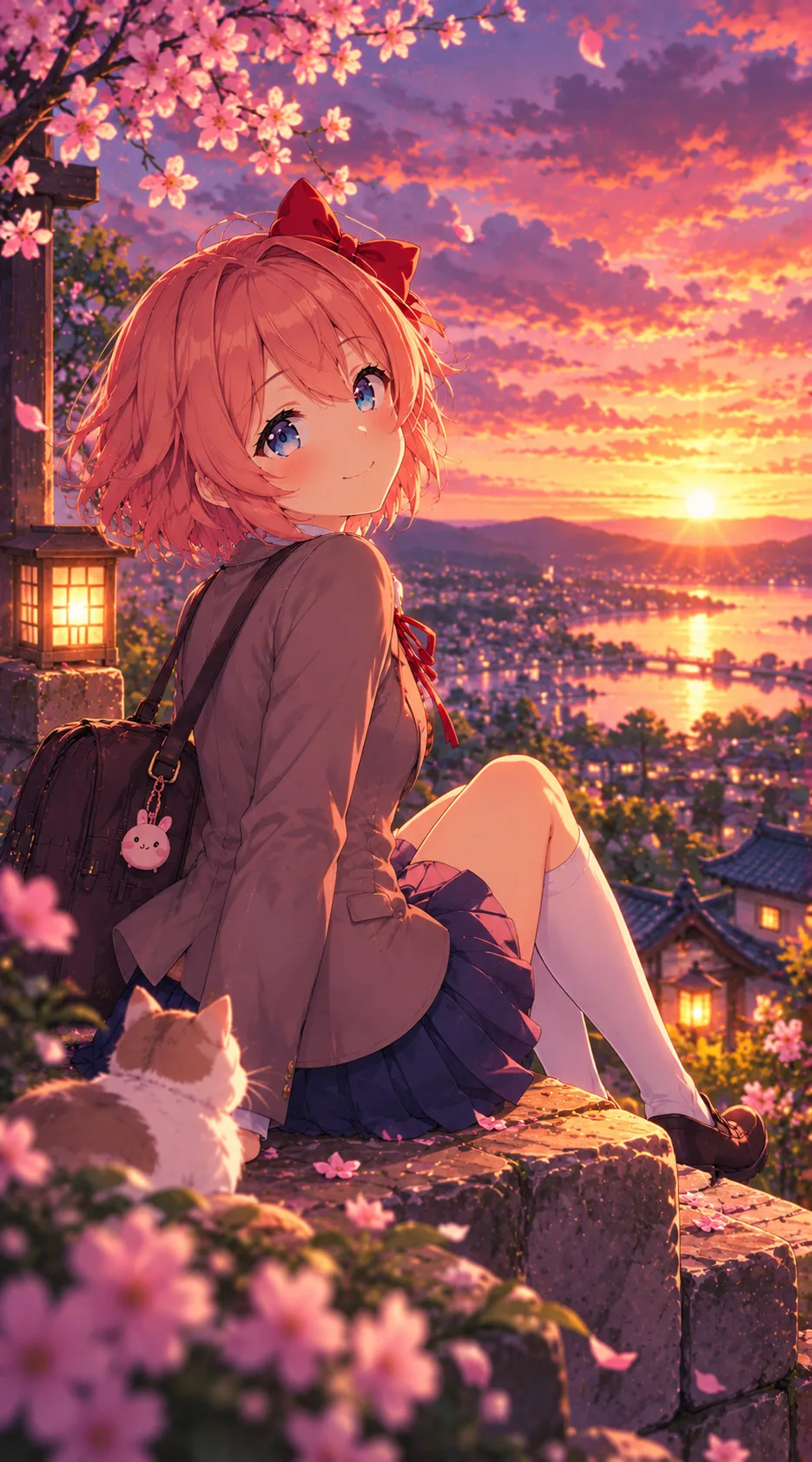 Обои на телефон в стиле Doki Doki Literature Club!