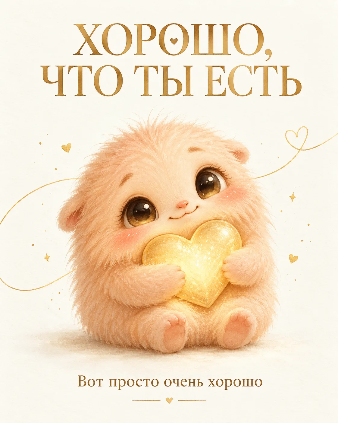 💖 Иногда для счастья не нужны ни подарки, ни особые слова. Достаточно знать, что ты ко...