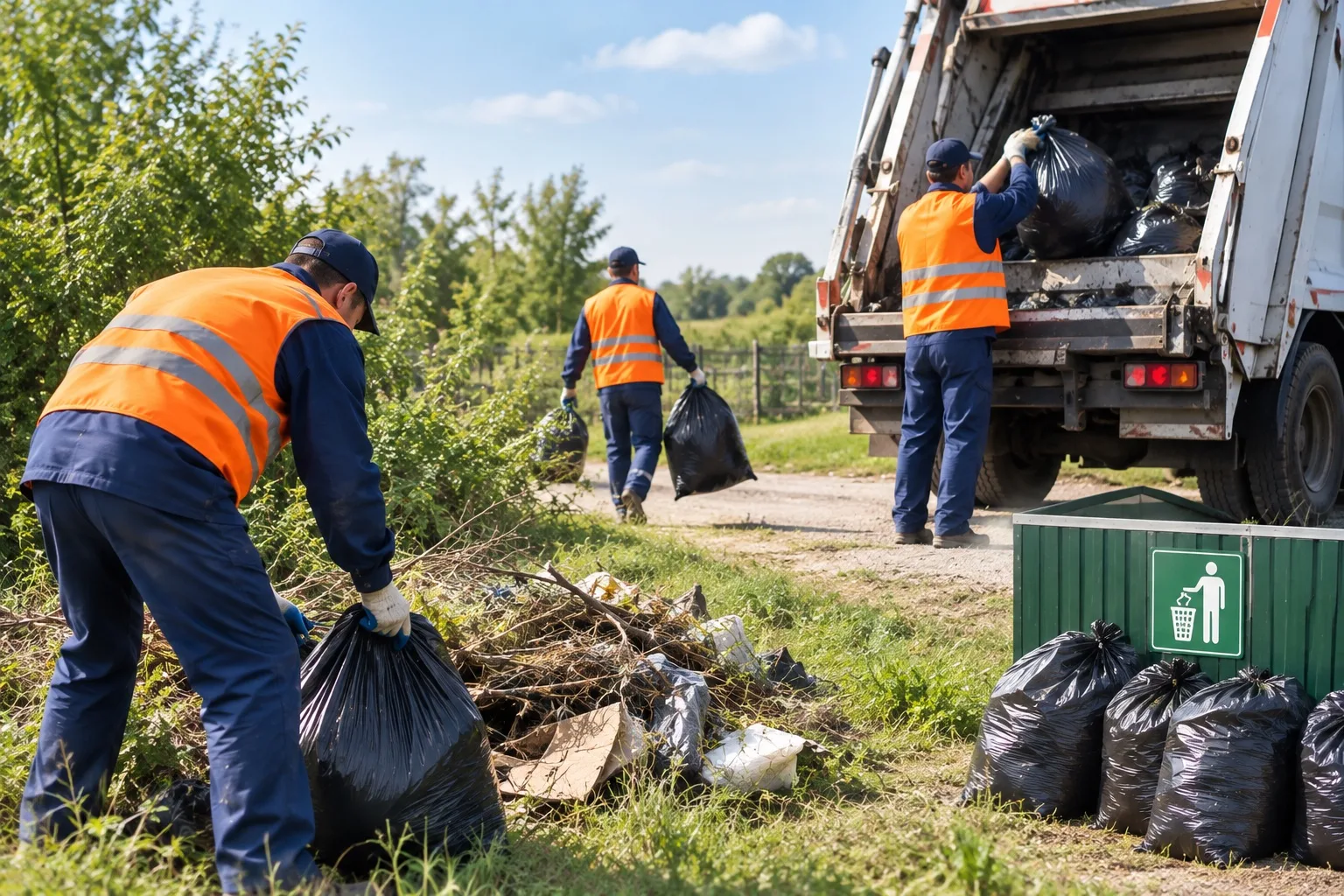 🧹 В Михайловском округе организован вывоз мусора с кладбищ