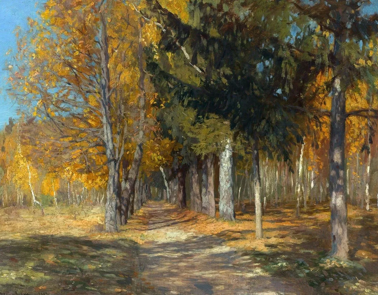 «Ясная осень. Бабье лето», 1899.