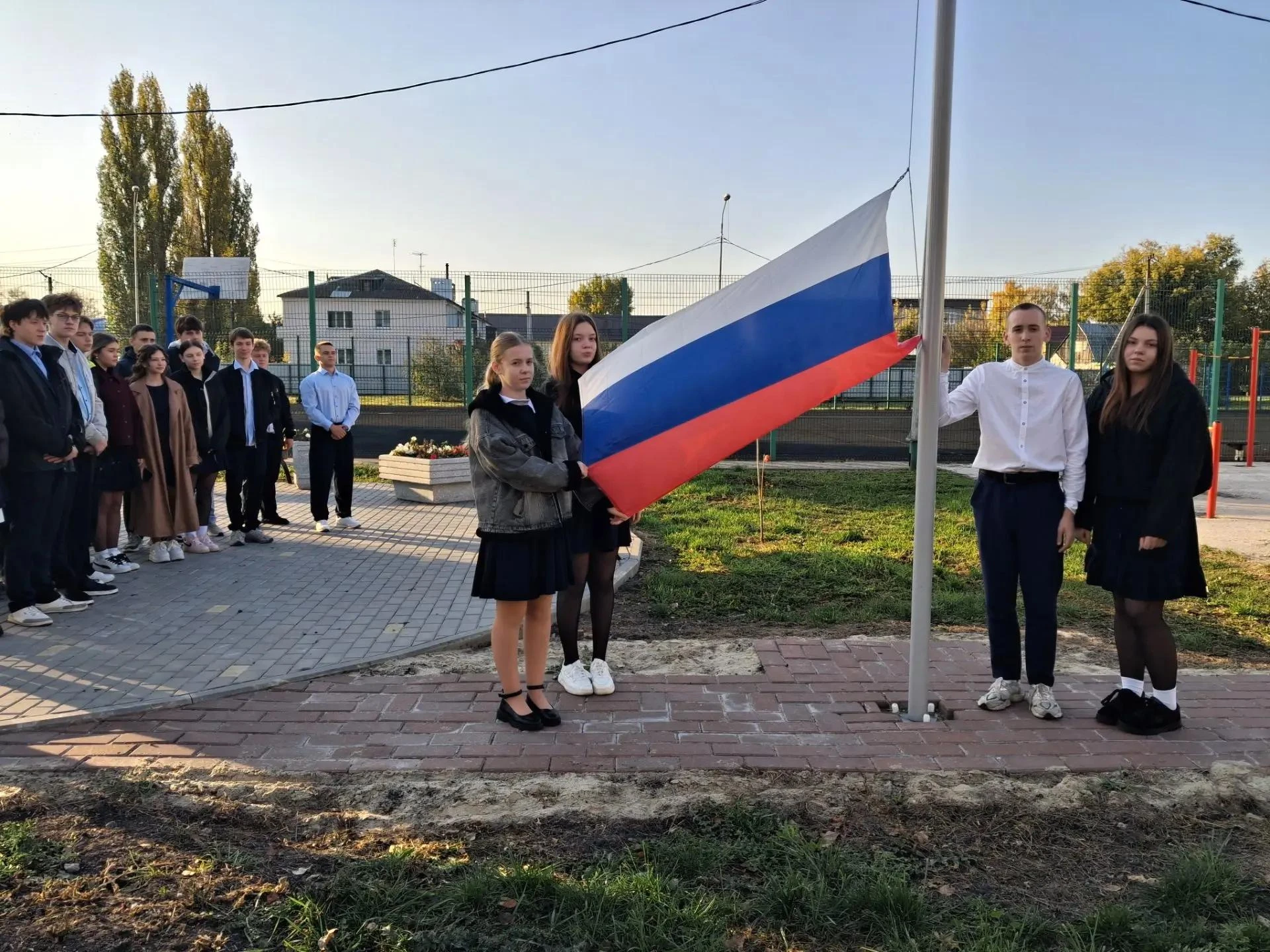 🇷🇺ЦЕРЕМОНИЯ ПОДНЯТИЯ ГОСУДАРСТВЕННОГО ФЛАГА🇷🇺