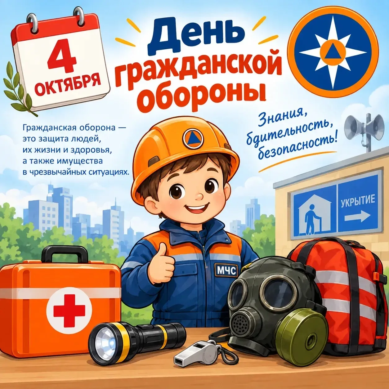 В группе № 2 «Лютики» состоялся урок культуры безопасности, приуроченный ко Дню граждан...