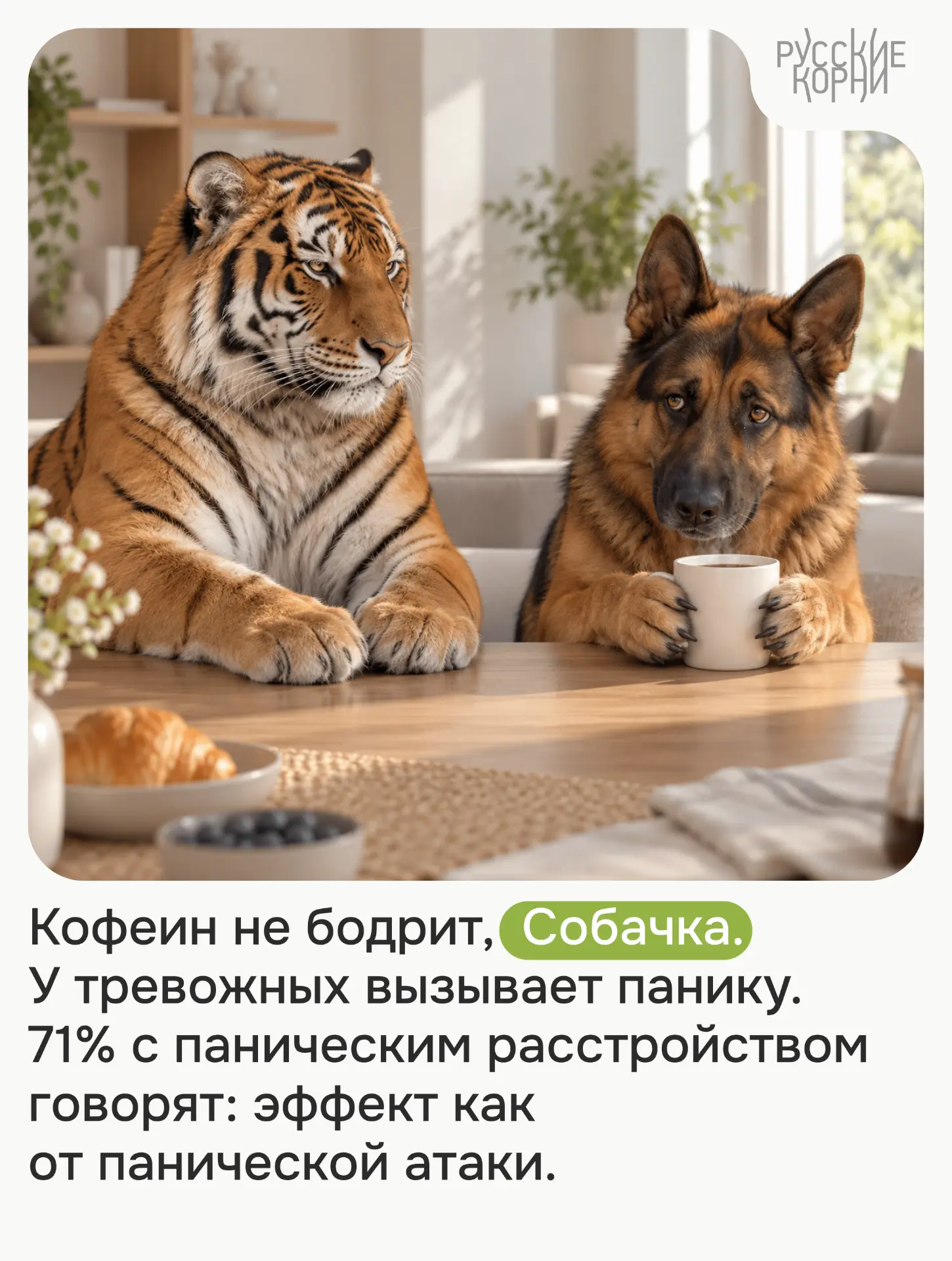 Мы тоже не могли пройти мимо мема про собачку и тигра 😊