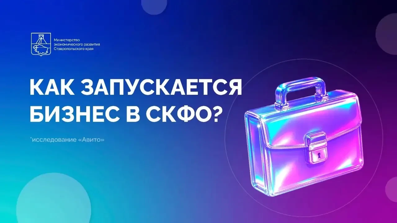 💼 Треть жителей СКФО готовы открыть бизнес в ближайшие 2 года