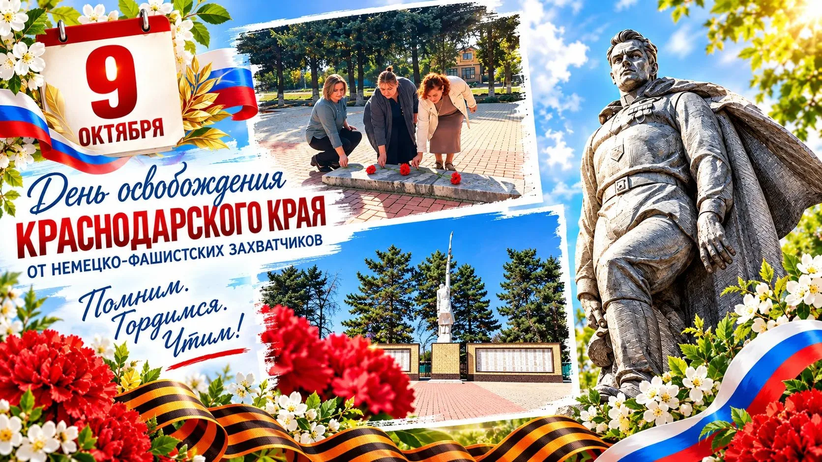 9 октября — День освобождения Краснодарского края от немецко-фашистских захватичков