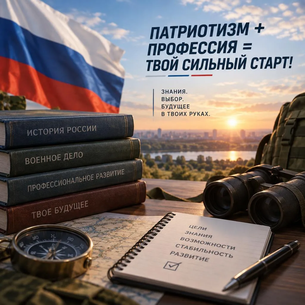 🔥 Патриотизм + профессия = твой сильный старт! 🔥