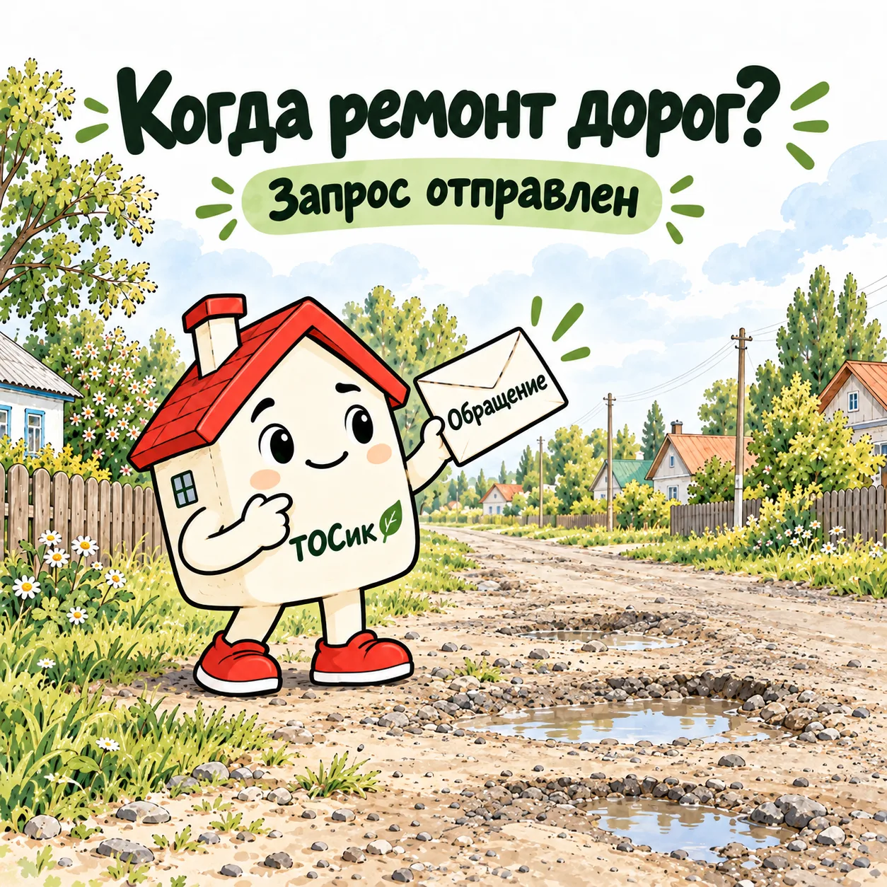Дороги Красного: что предусмотрено перечнем и когда ждать ремонта