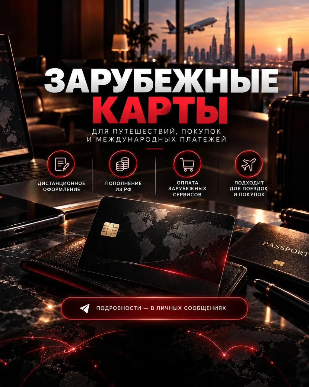 💳 Зарубежная банковская карта — для путешествий, покупок и международных платежей