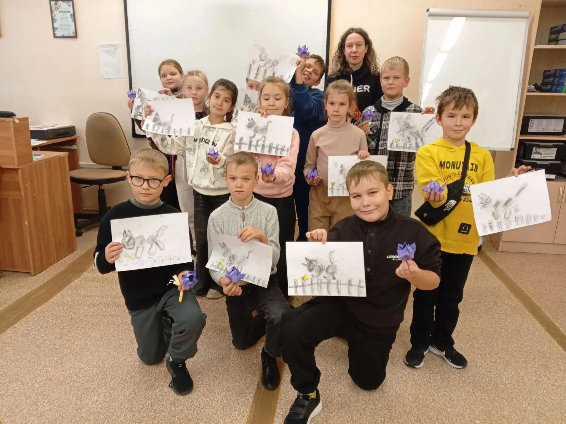 Учащиеся 2 «В» класса (классный руководитель — Ямщикова Светлана Валерьевна) посетили Д...