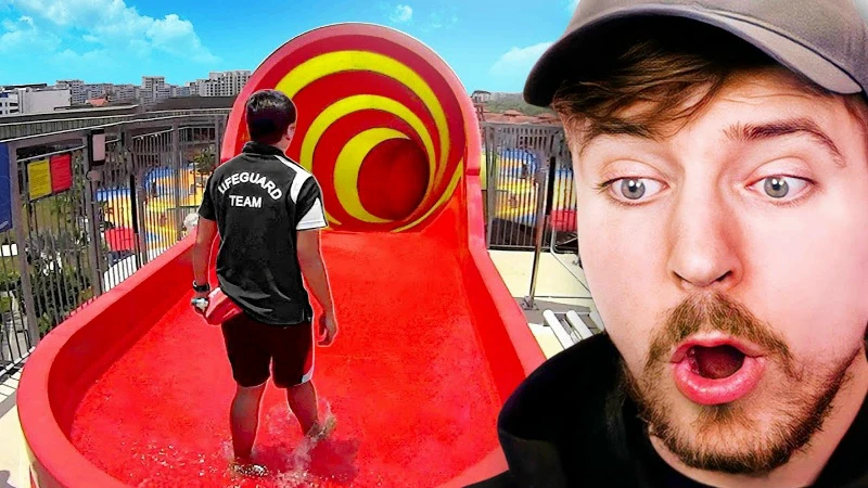 64.(Beast Reacts) - Самые безумные аквапарки!