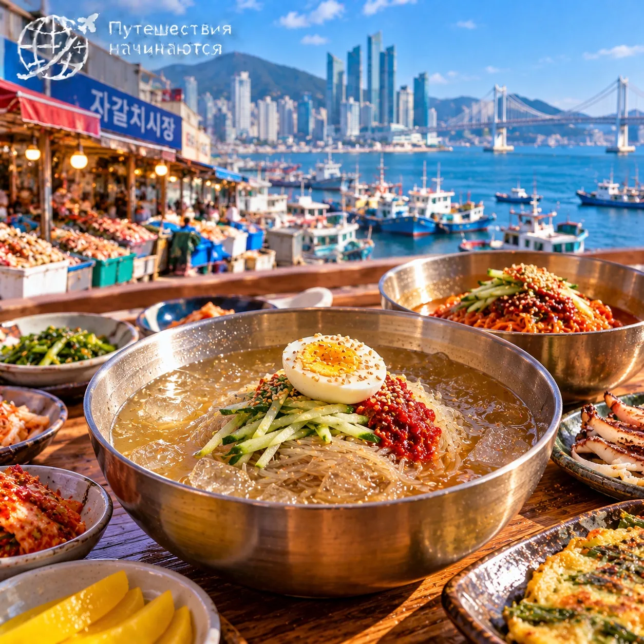 🍜 Милмён — вкус Пусана, Южная Корея 🇰🇷