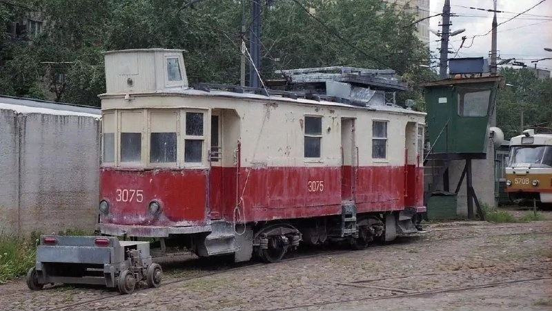 🚋 Вышка контактной сети на базе вагона типа Ф