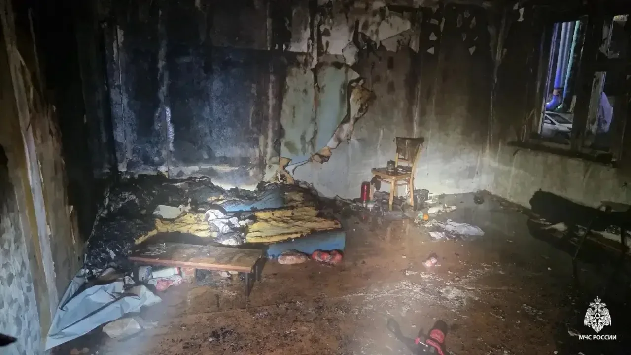В Лабытнанги при пожаре погиб мужчина 1976 года рождения