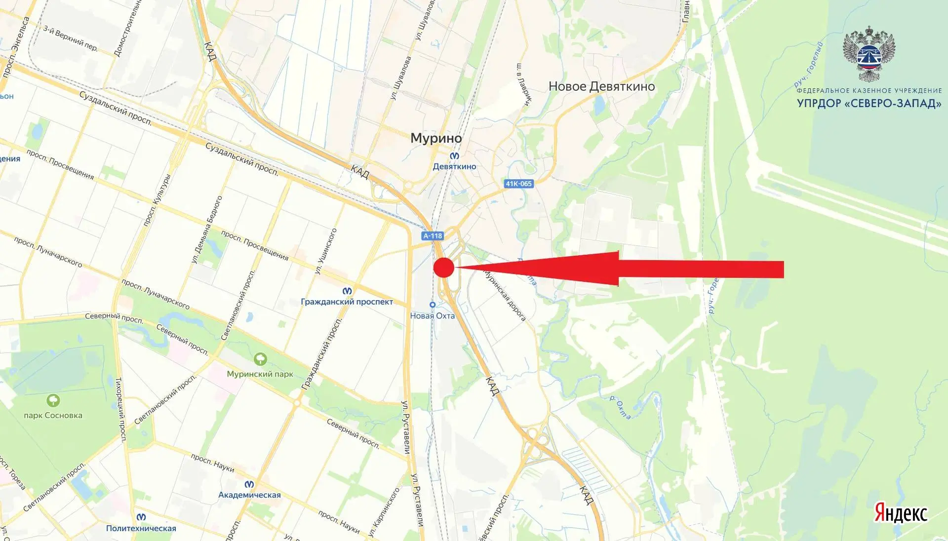 Новые перекрытия на КАД на ближайшие дни: