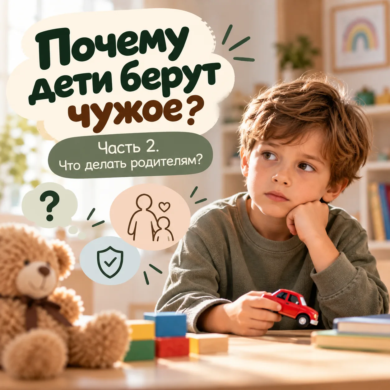 💜 Почему дети берут чужое? Часть 2. Что делать родителям?
