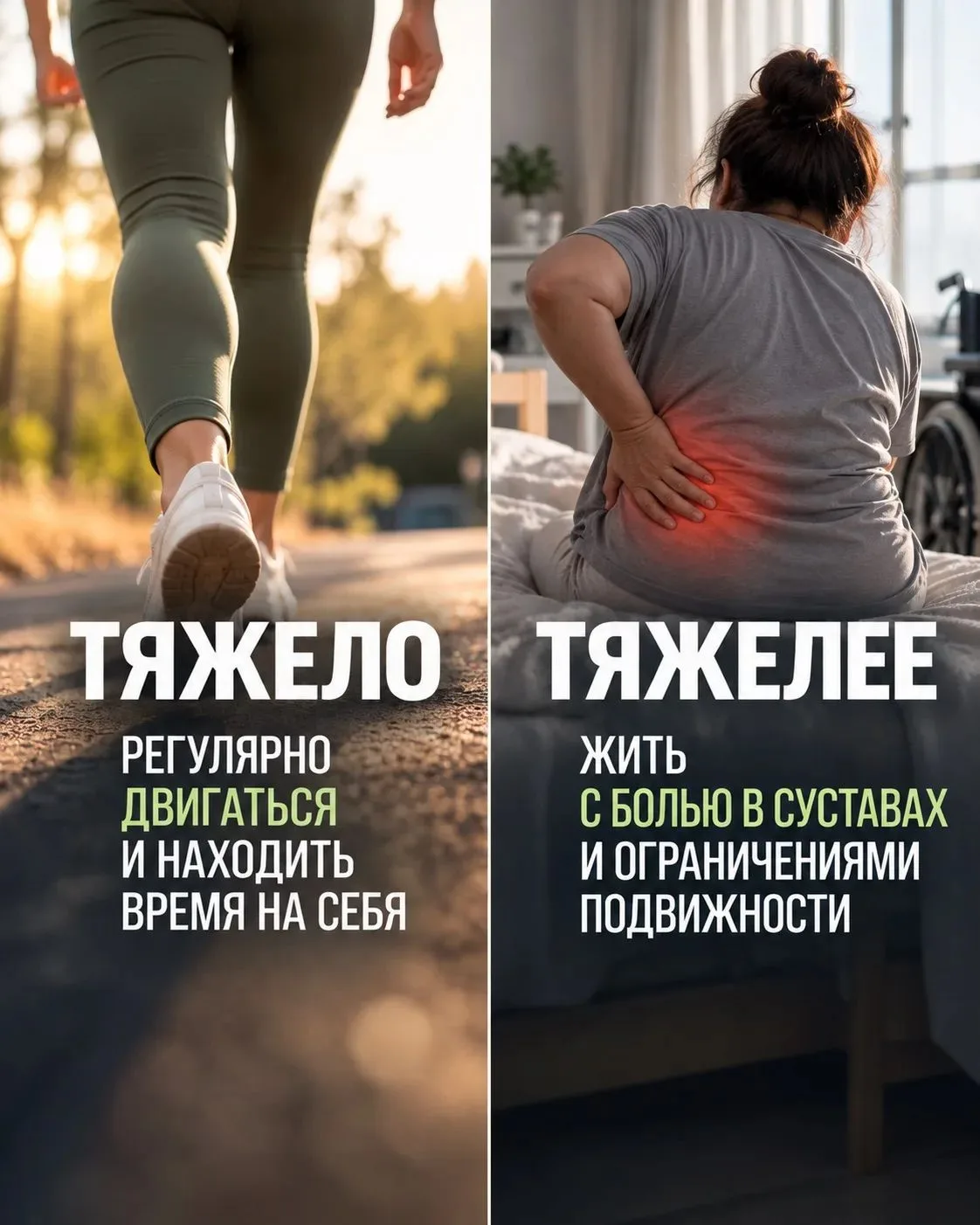 Тяжело менять привычки. Но ещё тяжелее годами откладывать заботу о себе❗️
