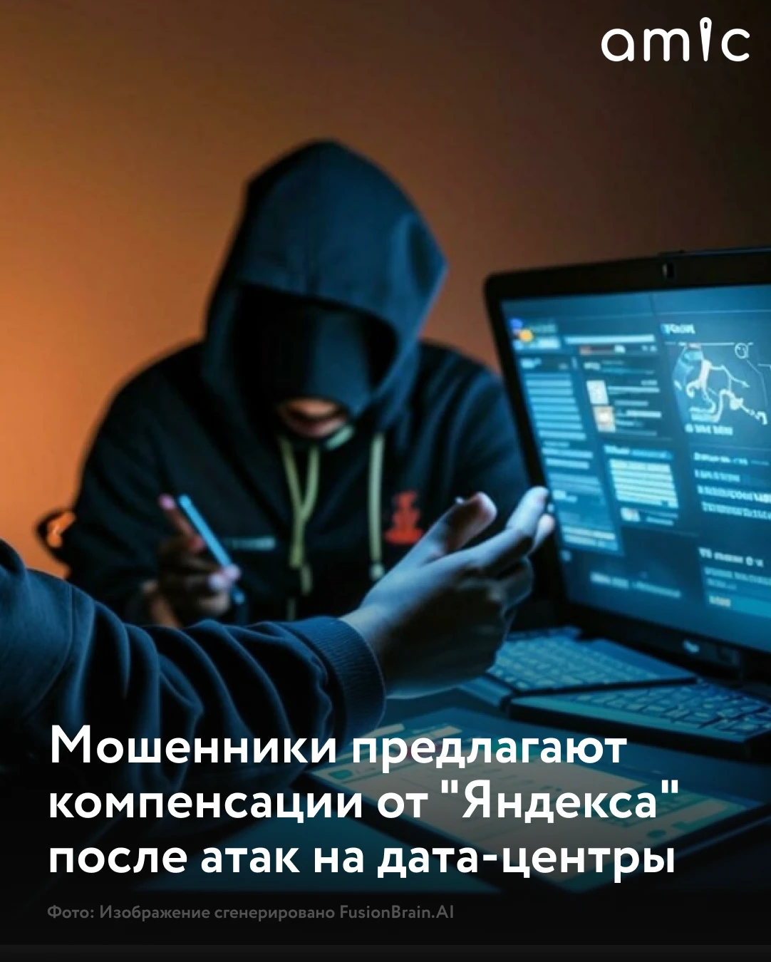 Мошенники начали использовать недавнюю атаку беспилотников на дата-центры "Яндекса" для...