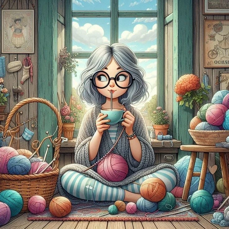 🧶Если ты также, как и я, не можешь прожить ни дня без ниточек, то давай вместе кайфова...