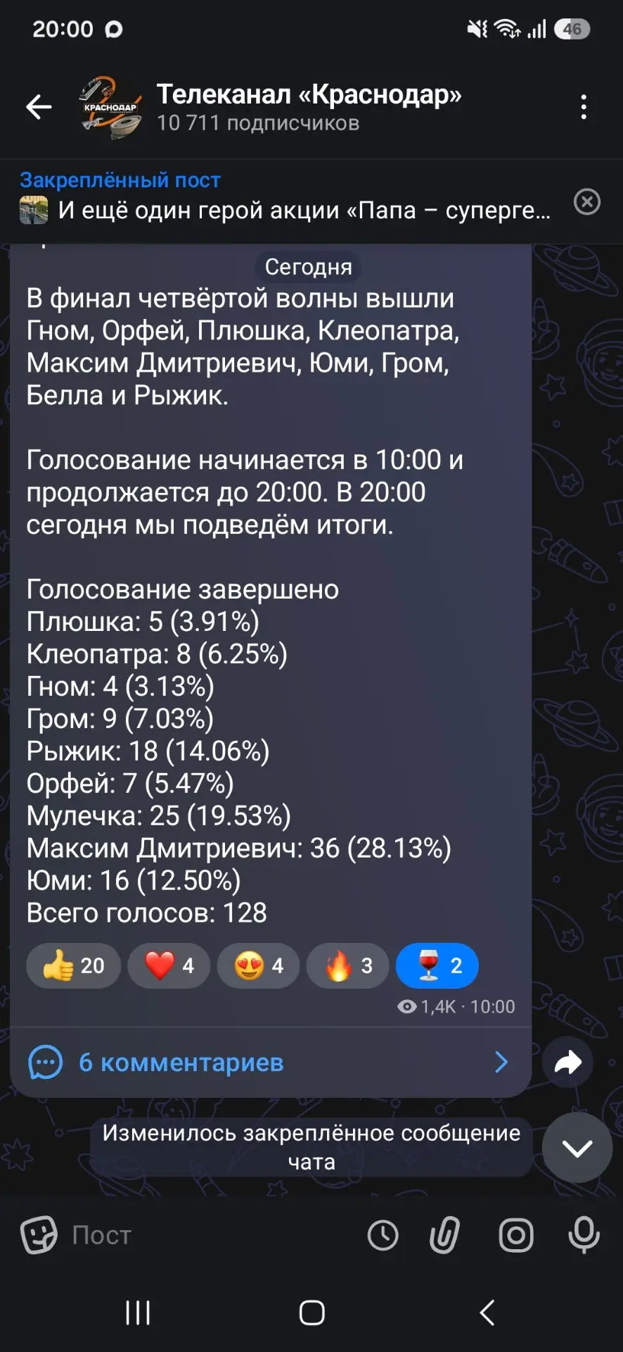 💎А вот и победитель пятой волны акции «Красавчик ищет красавчиков»!
