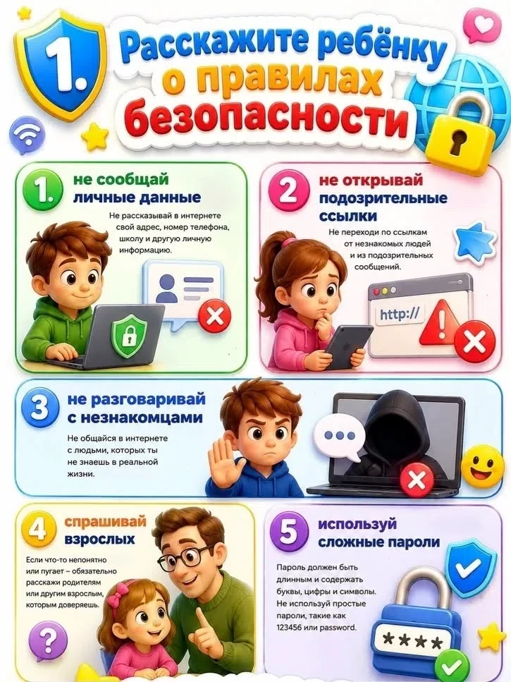 А ваш ребенок знает эти правила? 🤔