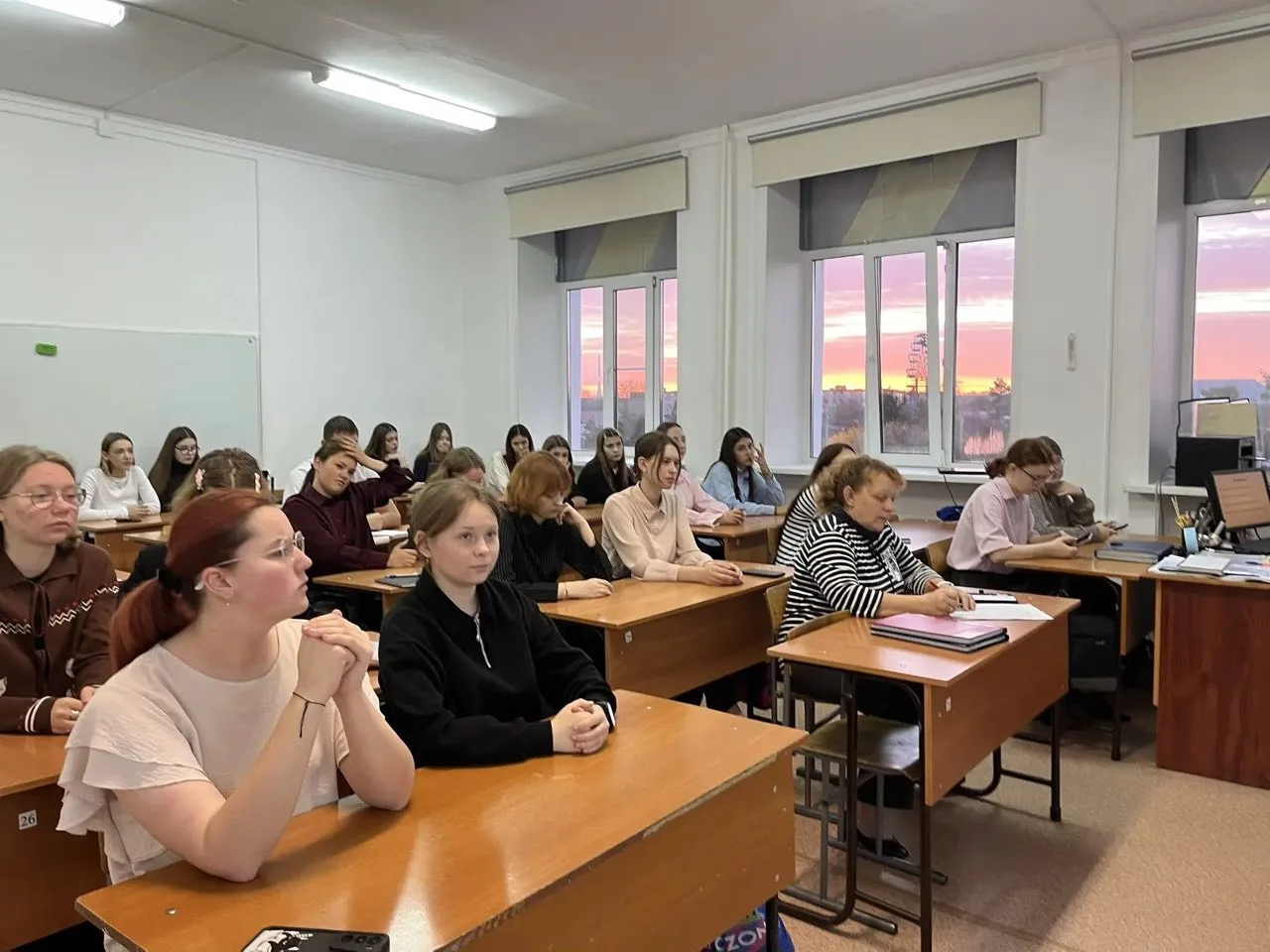 🔵 Активисты первичного отделения «Молодой Гвардии» Куйбышевского педколледжа провели д...