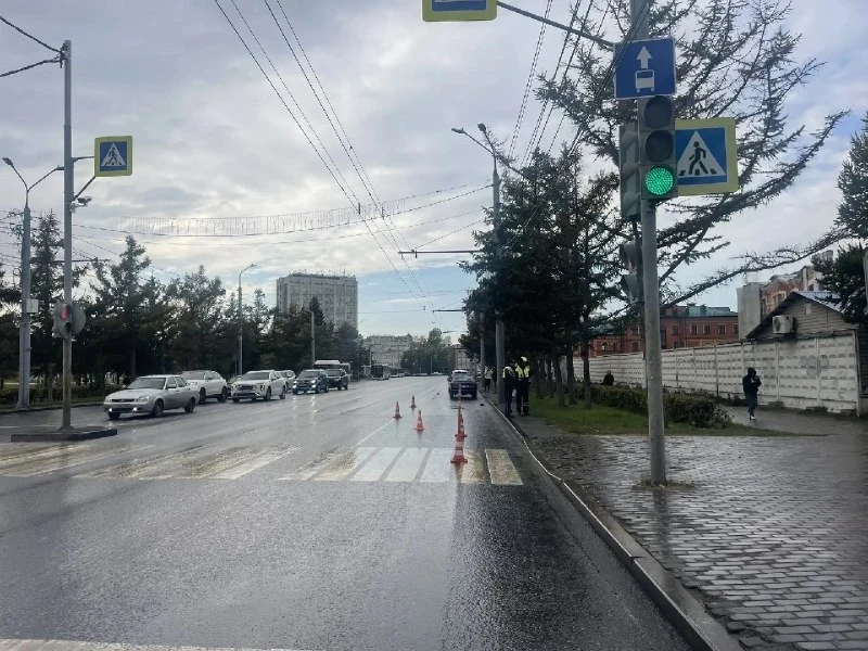 ВАЗ-2107 сбил пенсионерку на переходе