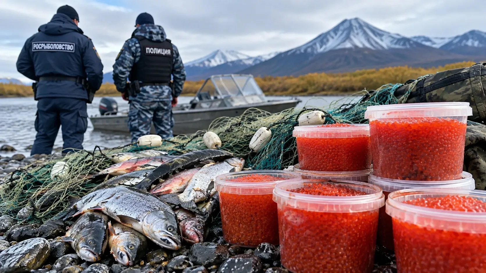 🐟 274,5 кг незаконного улова изъяли на Камчатке за неделю