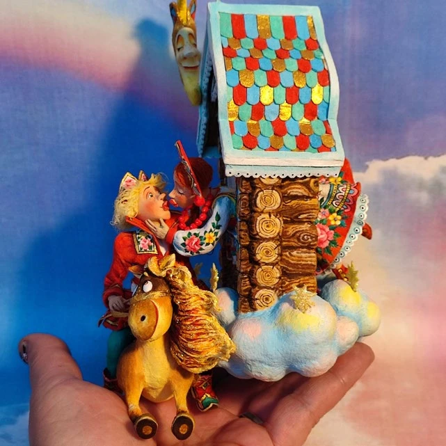 Развеселый мир ватной игрушки Людмилы Зель