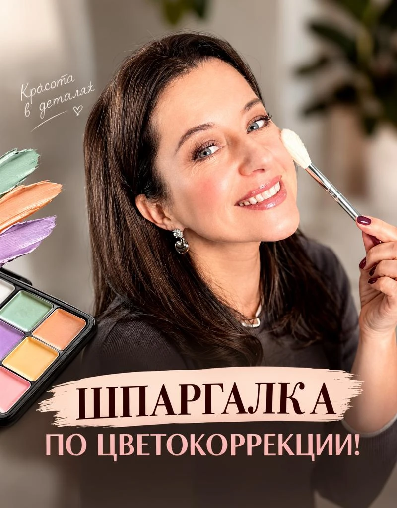 Цветокоррекция макияжем — ВСЕ правила в одном месте!