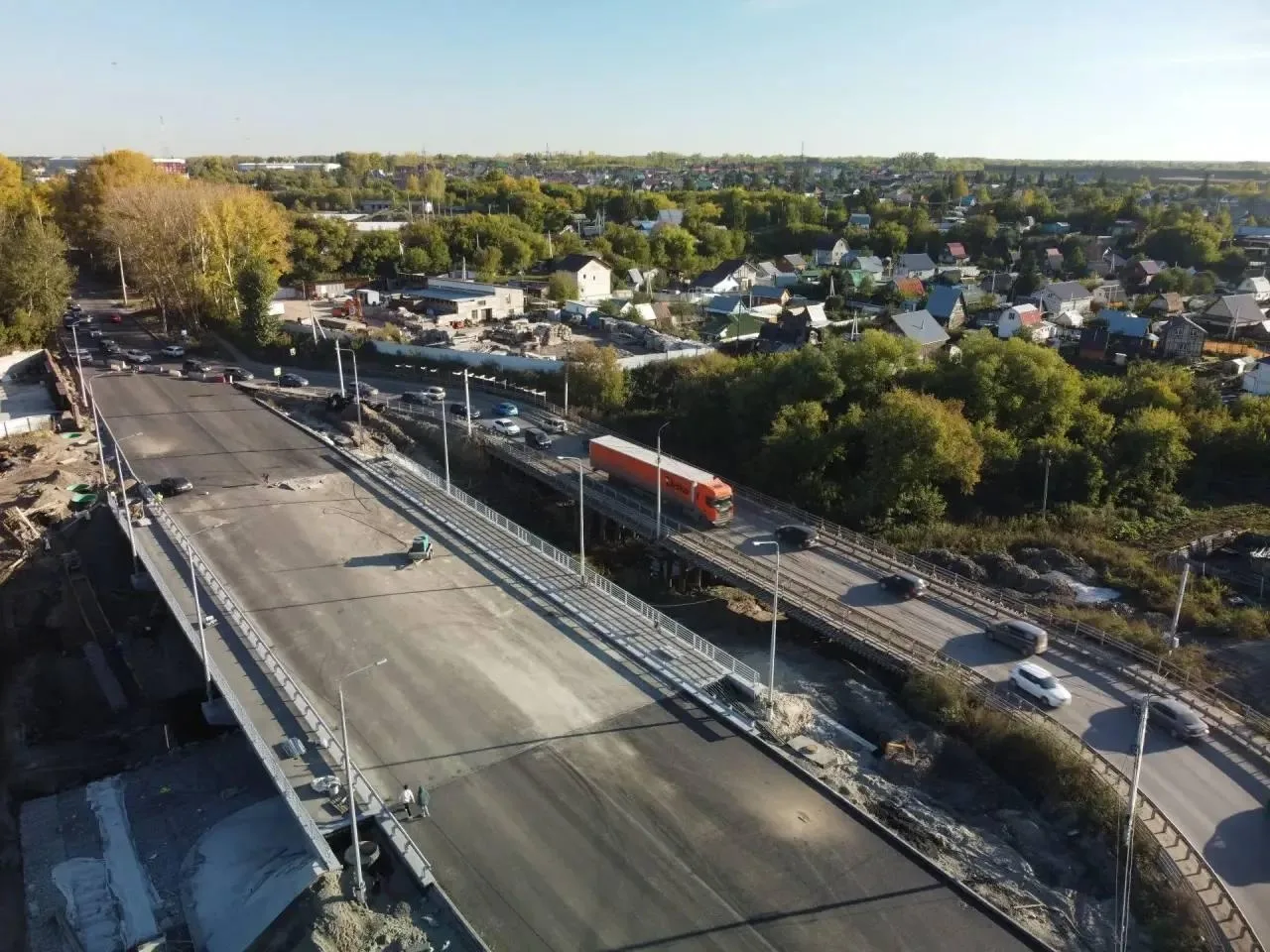 На Петухова открыли новый мост через Тулу — на месяц раньше срока