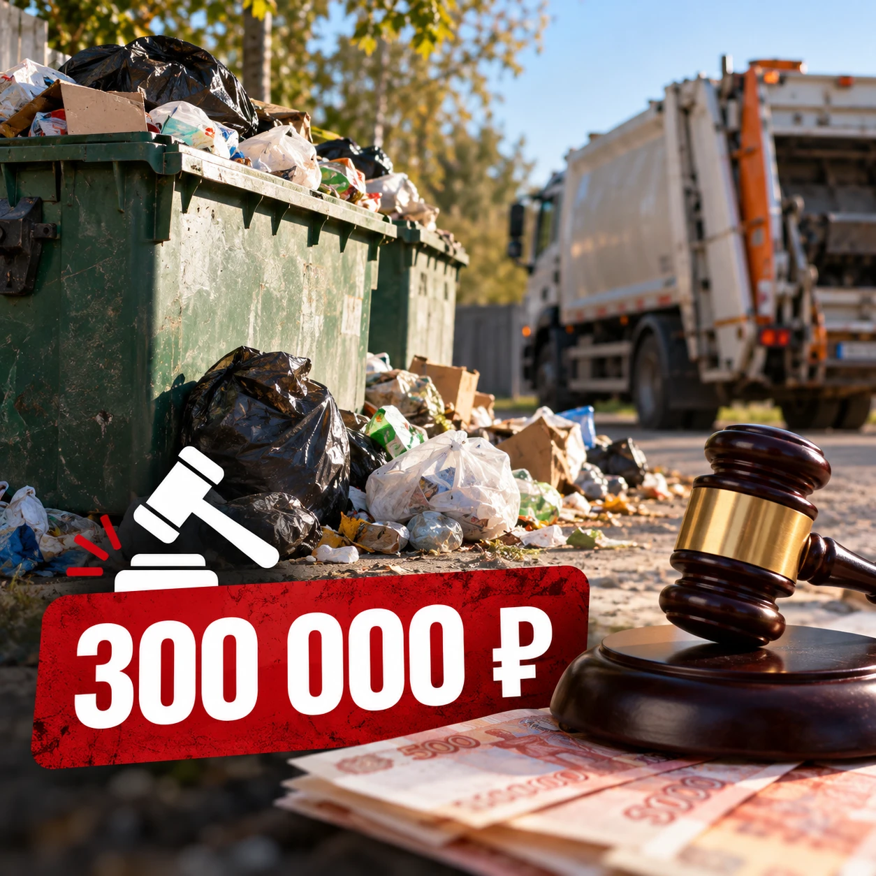 ⚖️ В Староминском районе регоператора оштрафовали на 300 тысяч рублей за нарушения при ...