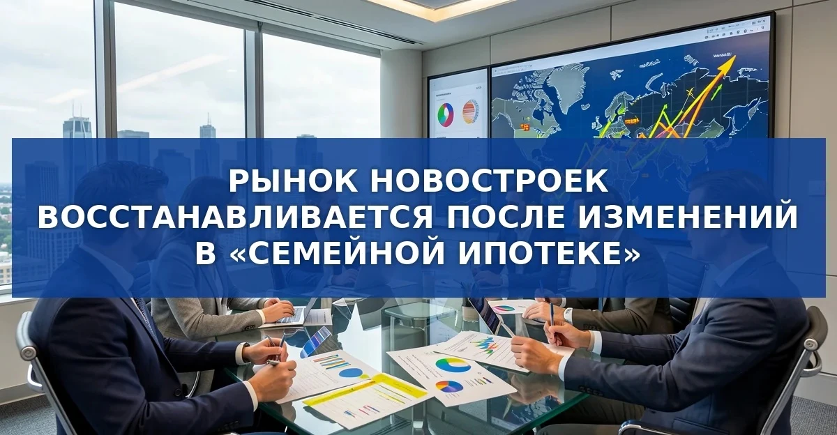 Восстановление рынка новостроек после реформы «Семейная ипотека»