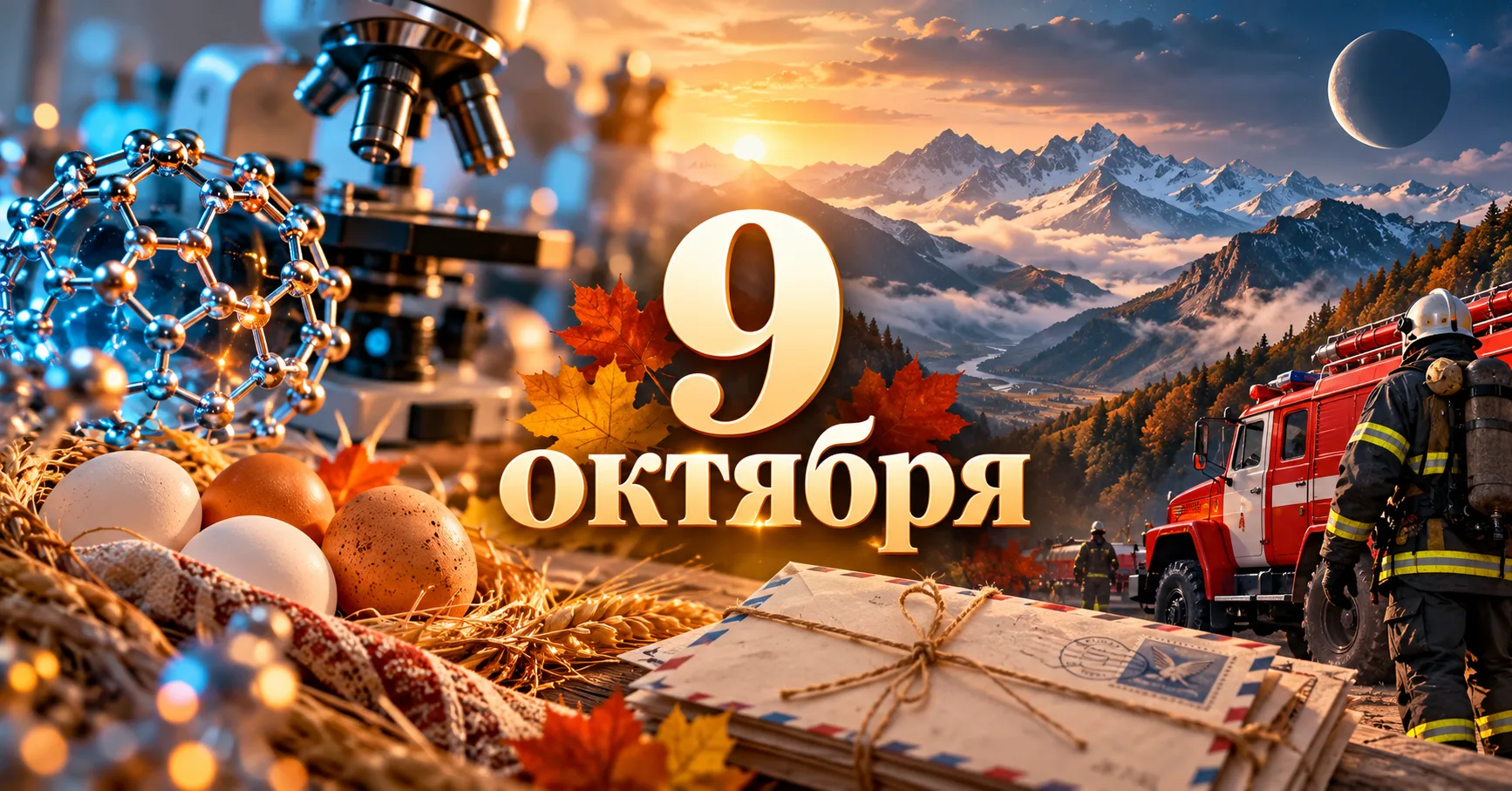 Сегодня 9 октября - пятница, 282-й день года