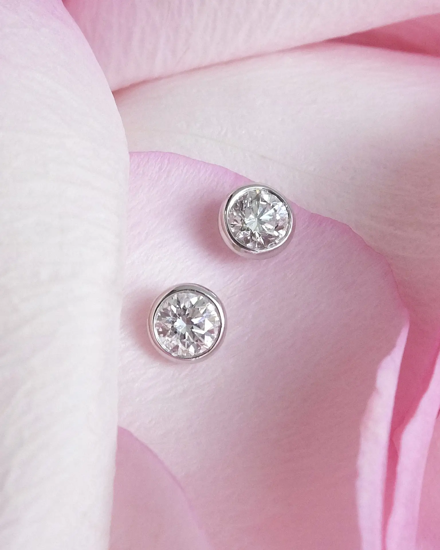 Серьги-пусеты 1,00 ct 😍