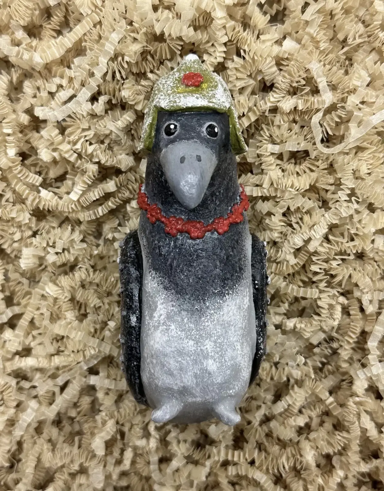 Елочная игрушка новогодняя Ворона АртПетрушка