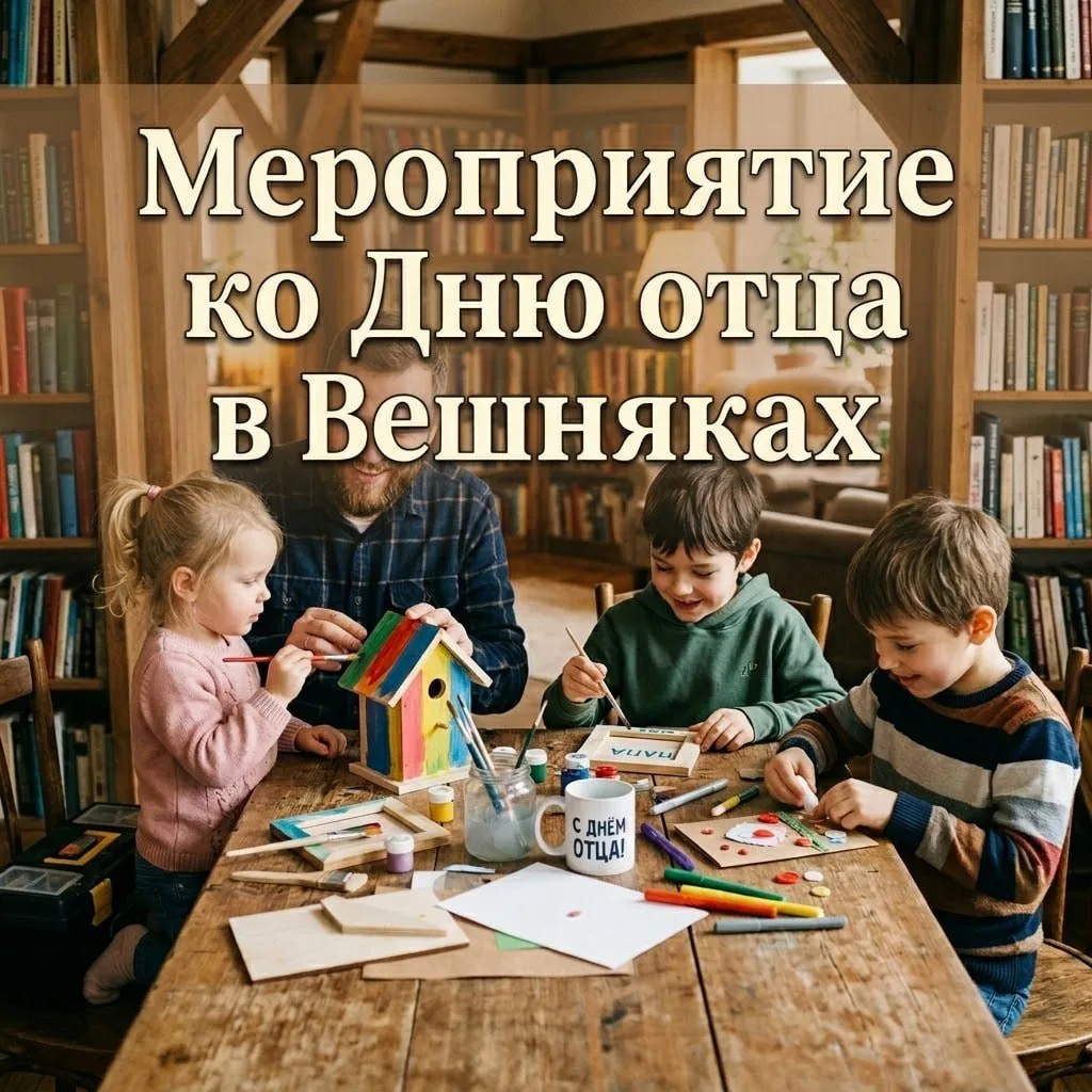 Ко Дню отца в библиотеке №88 состоится мероприятие 🫂