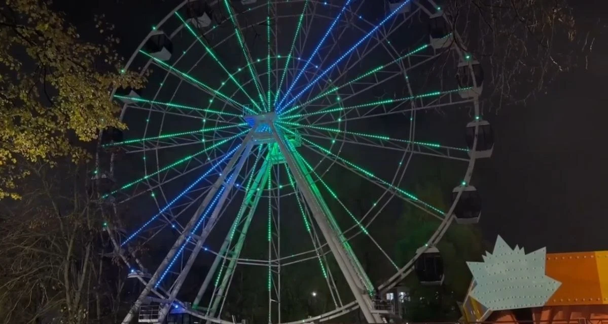 🎡🎡🎡 Кстати, сегодня, в день открытия колеса обозрения в парке Ветеранов в Вологде де...
