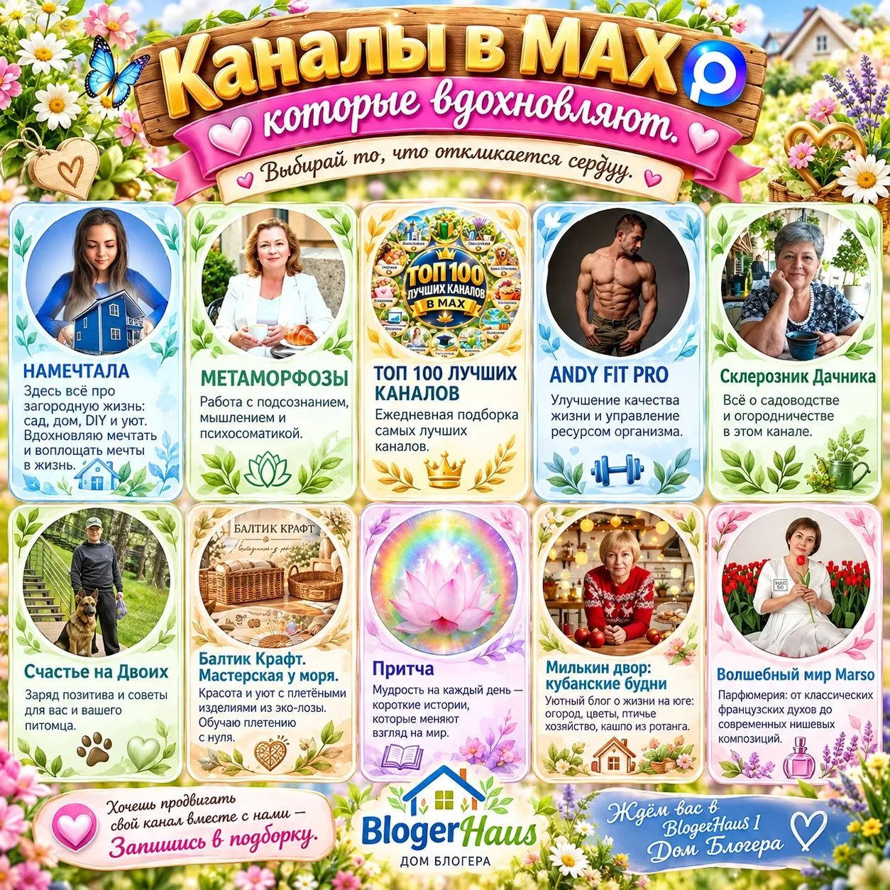 Каналы,которые вдохновляют.